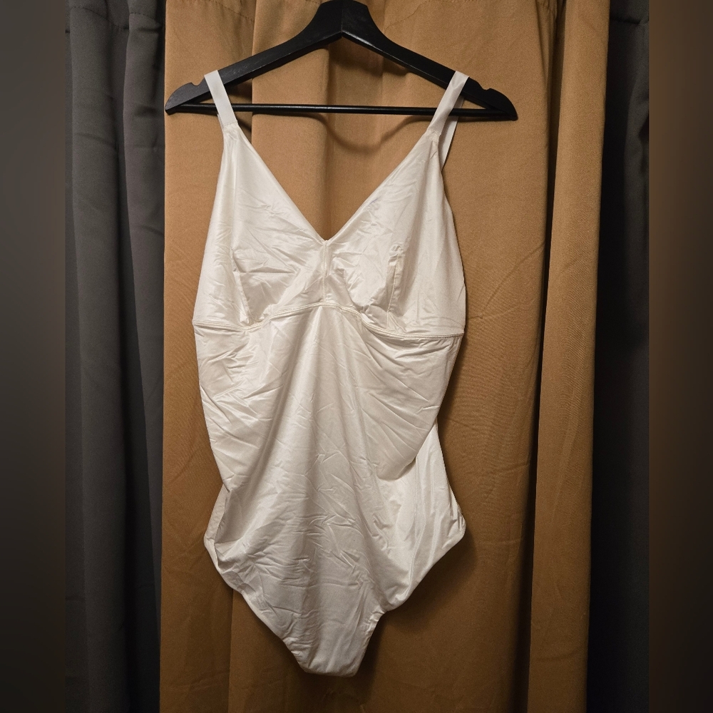 SPANX White Shaping One-Piece Bodysuit